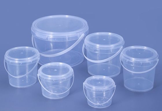 کیفیت  ISO9001 20l Transparent Plastic Bucket With Thermal Transfer Application کارخانه