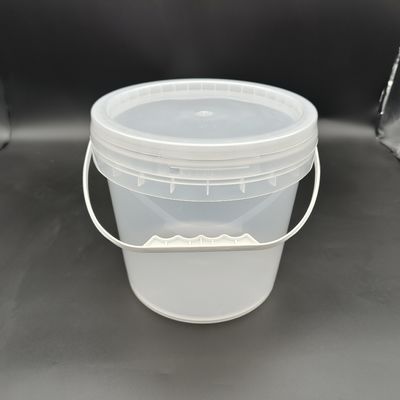 1L-25L ظرف های سطل پلاستیکی شفاف با پوشش مقاوم در برابر استرس