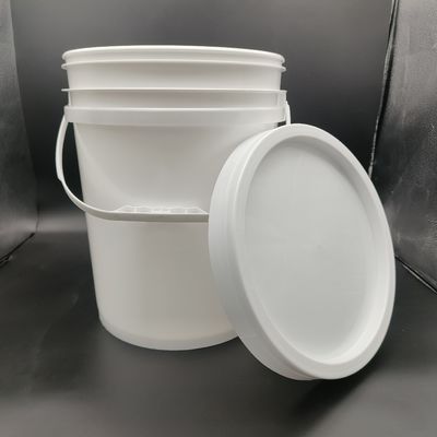 ذخیره سازی مواد شیمیایی با گواهینامه ISO9001 سطل پلاستیکی 20 لیتر با پوشش