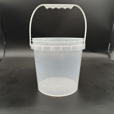 مقاومت در برابر فشرده سازی سطل پلاستیکی شفاف سطل پلاستیکی شفاف ساحل پلاستیکی با دسته پلاستیکی