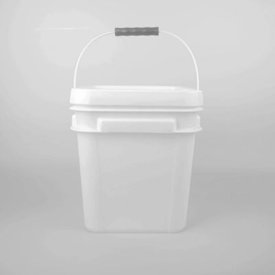 سطل پلاستیکی 10 لیتر مربع قابل بازیافت قابل جمع و جور است