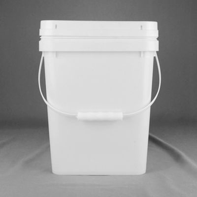 مقاومت به ضربه مربع سطل پلاستیکی درجه غذایی با Snap On lid