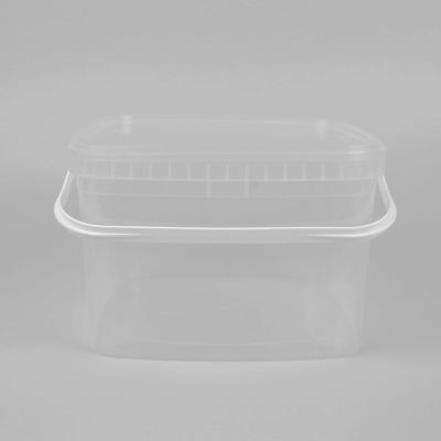 سطح صاف 5 گالن سطل پلاستیکی شفاف