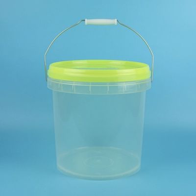 5 لیتری سطل پلاستیکی شفاف با دکوراسیون انتقال حرارتی