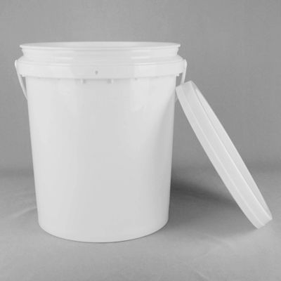 20 ليتري سطل سفيد غذايي با پوشش خالي از BPA با تاييد FDA