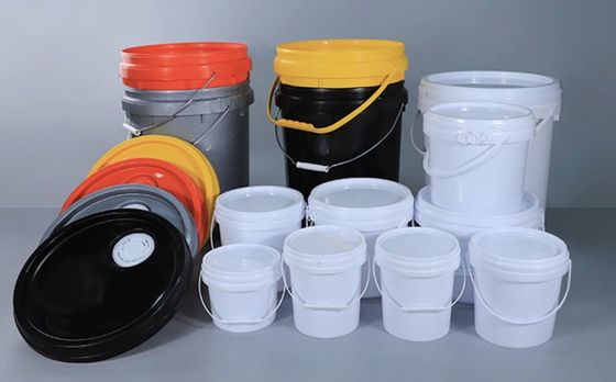 مقاومت در برابر سقوط سطل روغن پلاستیکی 10 لیتر سطل پلاستیکی FDA تایید شد