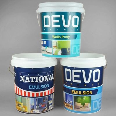 OEM ODM رنگ صاف سطحی سطل پلاستیکی با پوشش UV مقاوم