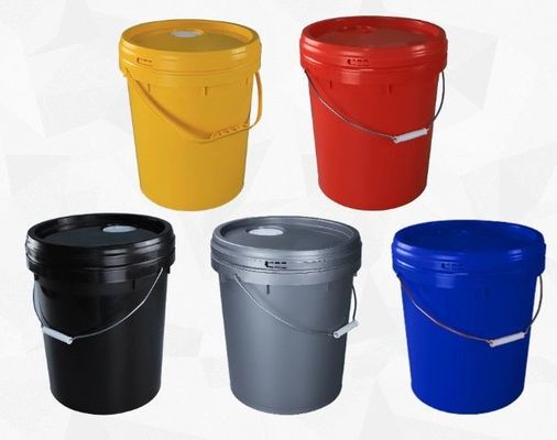 مواد غذایی درجه پلی اتیلن 5 گالن سطل پلاستیکی سفید OEM ODM