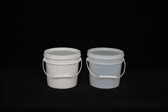 سطل پلاستیکی شفاف سفارشی شده با پرتاب بر روی پوشش برای استفاده در داخل و خارج از خانه
