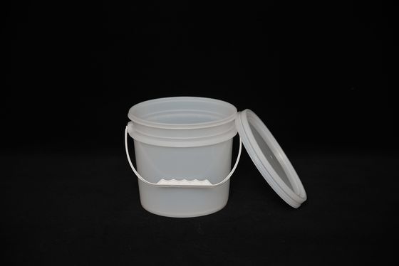 سطل پلاستیکی شفاف سفارشی شده با پرتاب بر روی پوشش برای استفاده در داخل و خارج از خانه